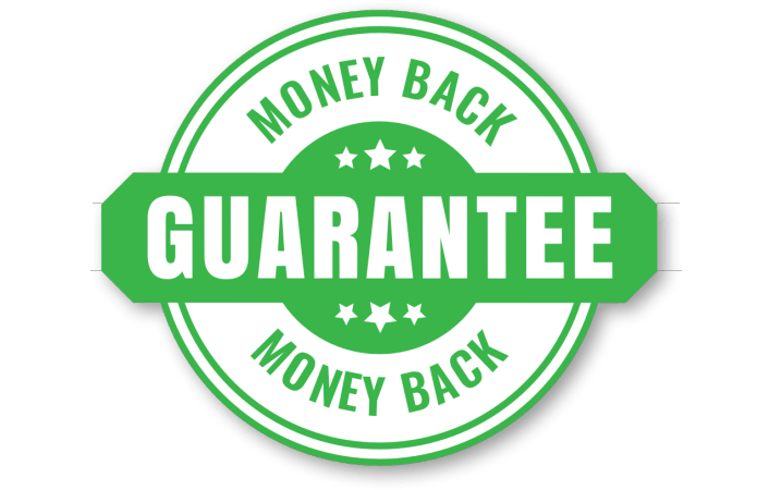 Claritox Pro 100% 60 days money back guarantee